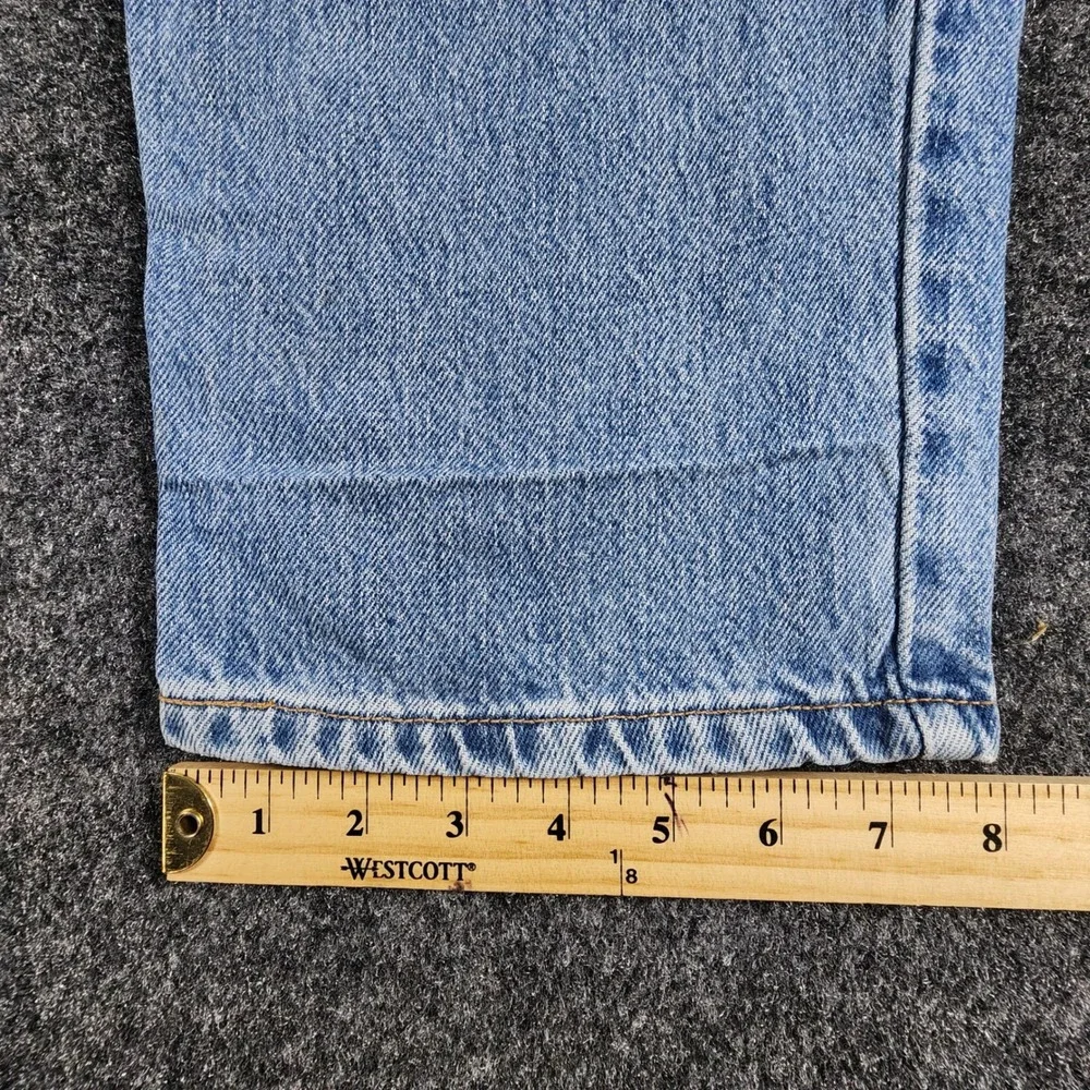 VTG 2000 Levi's 550 Jeans Mens 36x30 Blue Relaxed Fit Light Wash Denim
